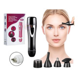 Depiladora 4 En 1 Recargable Usb Cejas Vello Cuerpo Nariz