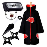 Manto Akatsuki Naruto Kit Infantil Top Itachi