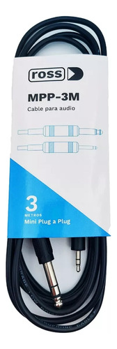 Cable Mini Plug 3.5mm Plug 6.5mm Mpp3m Audio Ross 3 Metro 41