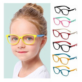 Gafas Lentes De Descanso Uv400 Para Niños Bloqueo Luz Azul 