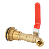 Válvula Esférica Rain Barrel Spigot De 1/2 Pulgada De Vuelta