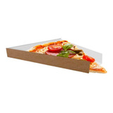 Caixinha Suporte Embalagem Para Fatia De Pizza Kraft 300un