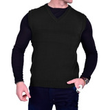 Chaleco De Lana Hombre Sweater Sin Mangas Talles Grandes