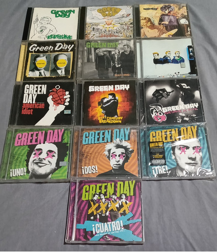 Lote Cds+dvd's Green Day 