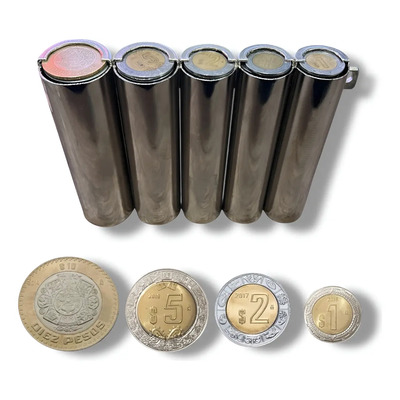 Porta Monedas Cromada Para Taxi Uber Didi 11 Cm 11 Cm