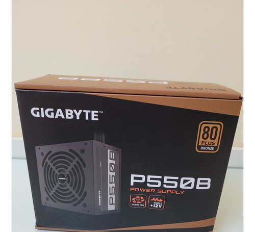 Fuente Gigabyte 550w Bronze 80 Plus Gp-p550b Color Black