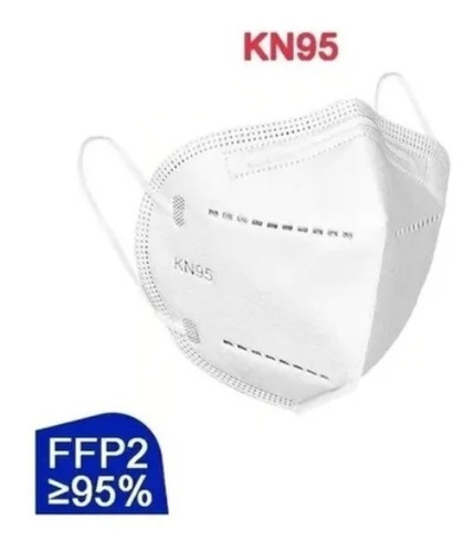 Kit 50 Máscaras Kn95 Proteção 5 Camada C/clip Nasal Promoção