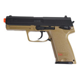 Pistola De Airsoft Hk Usp Nbb Tan Semi Metal 6mm