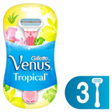 Aparelho Feminino Venus Tropical Gillette Com 3 Unidades