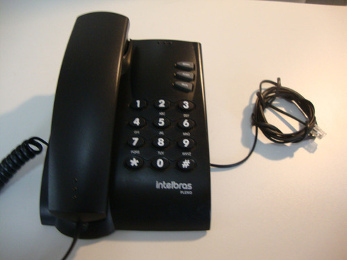 Telefone Pleno Intelbras Com Fio (preto).