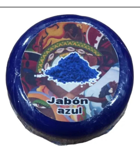 Jabón Azul Artesanal X1