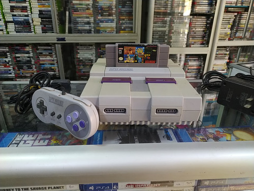 Consola Super Nintendo Con Juegos 