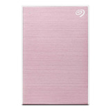 Disco Duro Externo Seagate Onetouch Stkb2000 2tb Rosa Dorado