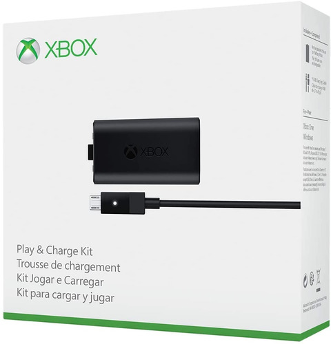 Kit Carga Y Juega Xbox One Microsoft Original - Gw041