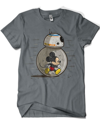 Playera Camiseta Robot Bb8 Mouse Corriendo Unisex + Regalo