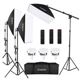 Andoer Softbox Fotografia Kit De Iluminacion Profesional Equ