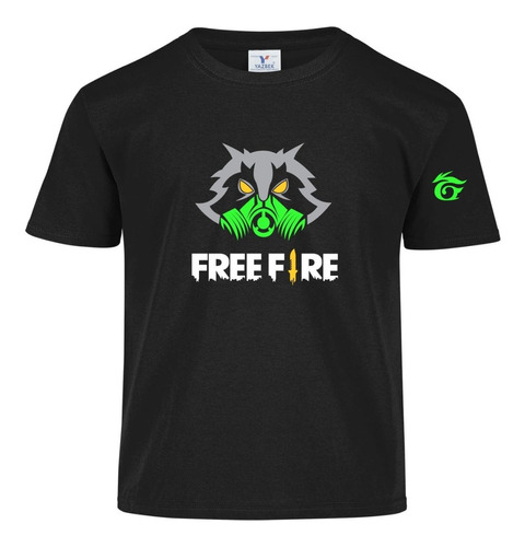 Playera Free Fire Para Niño Y Niña 