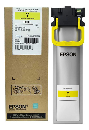 Bolsa De Tinta Epson T941 T941420-a 5000 Páginas Amarillo