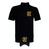 Camiseta Cr7 Cristiano Ronaldo Tipo Polo Obsequio Gorra