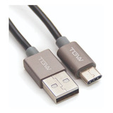 Tagwood Cable Usb Tipo C Tgw 1,82 Metros Color Gris