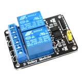 5 Pcs - Módulo Relé 2 Canais 10a Para Arduino