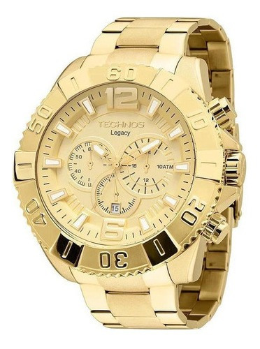 Relógio Masculino Technos Legacy Dourado Os20ibs/4x C/ Nf