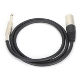 Cabo Xlr De 6,35 Mm Para Microfone De Linha De Microfone Trs