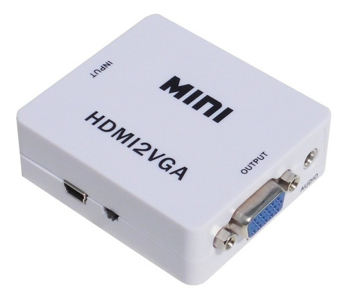 Adaptador Hdmi A Vga 1080p Full Hd + Audio