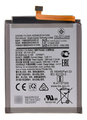 Batería Para Samsung A01 A015 Ql1695