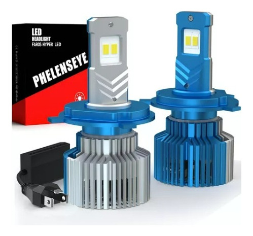 Kit Focos De Luz Led H4 H7 H11 9005 9006 Auto 28000lm Canbus