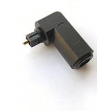 Conector En Codo Para Cable De Fibra Audio Óptica Toslink