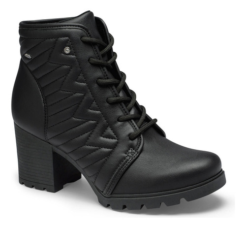 Botas Coturno Dakota Feminina Confortavel Salto Bloco Macia