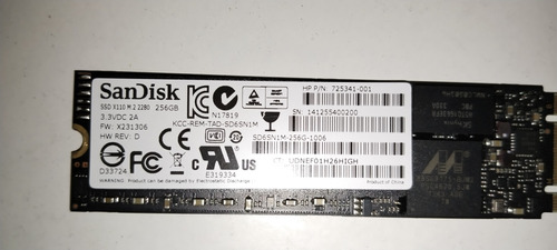 Disco Ssd X110 M.2 2280 256 Gb Sandisk