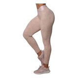 Calca Legging Hit Comum Jacquard Snake Nude Moving