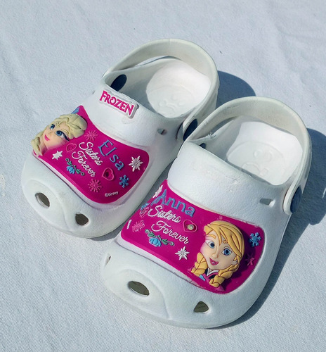 Zuecos Frozen Addnice Ana Elsa Nena 24/25 Tipo Cross Usado