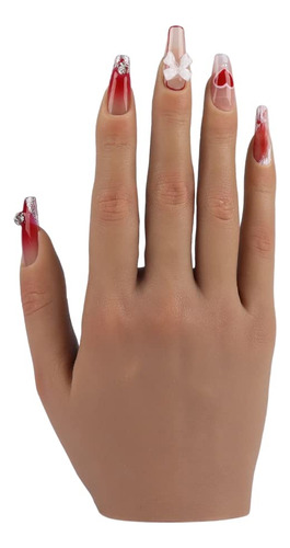 Mano De Práctica Uñas De Acrílico Maniquí Femenino ...