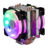 Cooler Fan Duplo Face Led Rgb Univer P/processador Intel/amd
