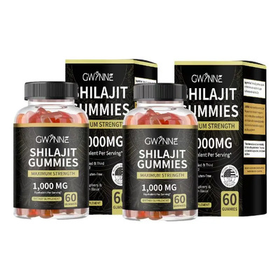 Gomitas De Shilajit 120 Unidades Sabor A Frambuesa Y Sandía shilajit ultra Gwynne 2pcs | Meses sin interés