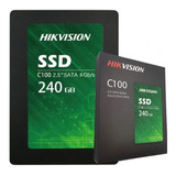 Disco Solido Interno Ssd Hikvision C100 Series 240gb Color Negro
