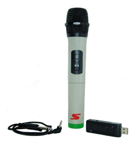 Microfono Inalambrico De Mano Senon Swm16u Karaoke Usb Cable
