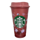 Vaso Starbucks Navidad Reusable Estrellas Inc Envio