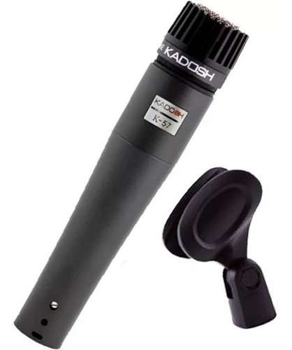 Microfone Dinâmico Para Instrumento E Voz Kadosh K-57 Cor Preto