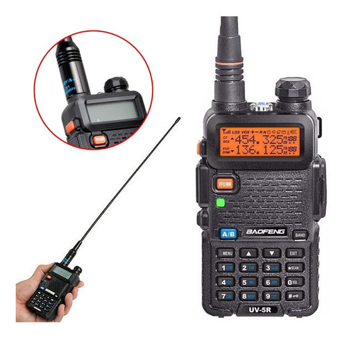 Radio Ht Dual Band(uhf+vhf) Baofeng Uv-5r + Nagoya 773