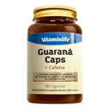 Guarana Com Cafeina 30 Capsulas - Vitamin Life Sabor Sem Sabor