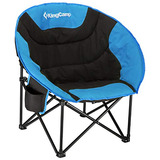 Kingcamp Moon Saucer - Silla De Sofá Grande Acolchada Plegab