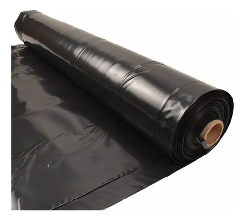 Nylon Polietileno Negro 3 Mt Ancho 200 Mic X 50 Mt. (rollo)