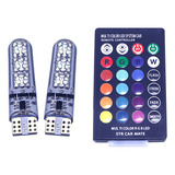 Mando A Distancia E 2 X T10 5050 De Silicona, 6 Smd, Led Rgb