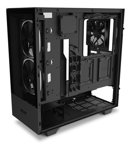 Gabinete Mid Tower Atx Nzxt H510 Elite - Ca-h510e-b1 Blanco Color Negro