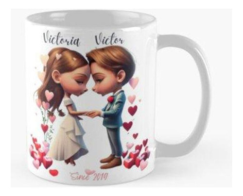 Taza Foto De Pareja Personalizada De San Valentín Calidad Pr