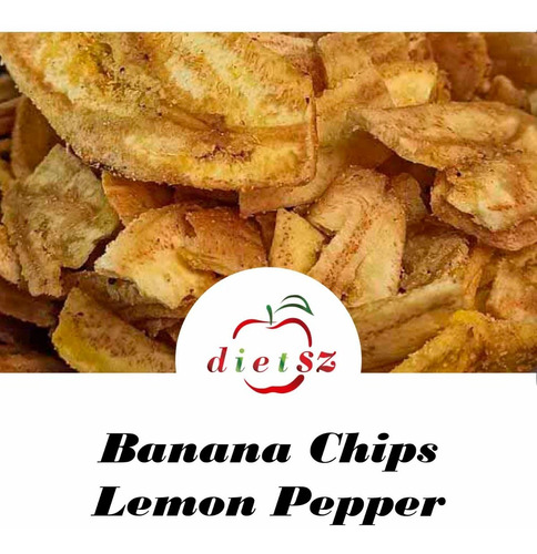 Banana Chips Com Lemon Pepper 100g Dietsz